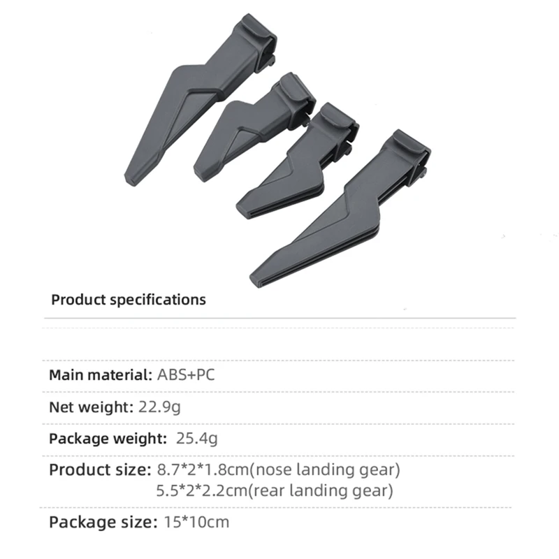 Protetor de suporte de aumento de trem de pouso, altura aumentada para Mavic 3/Mavic 3 Pro Drone, peças de reposição, acessórios