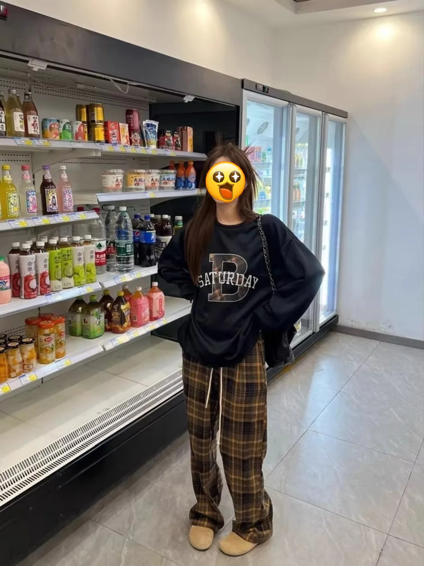 메드라 플래드 캐주얼 팬츠 여성용, 겨울 빈티지 하이 스트리트 레이지 스타일 트렌디 스트레이트 레그 다용도 와이드 레그 스포츠 루즈 통기성 캐주얼 스포츠 롱 팬츠 플리스 안감 및 두꺼운 소재