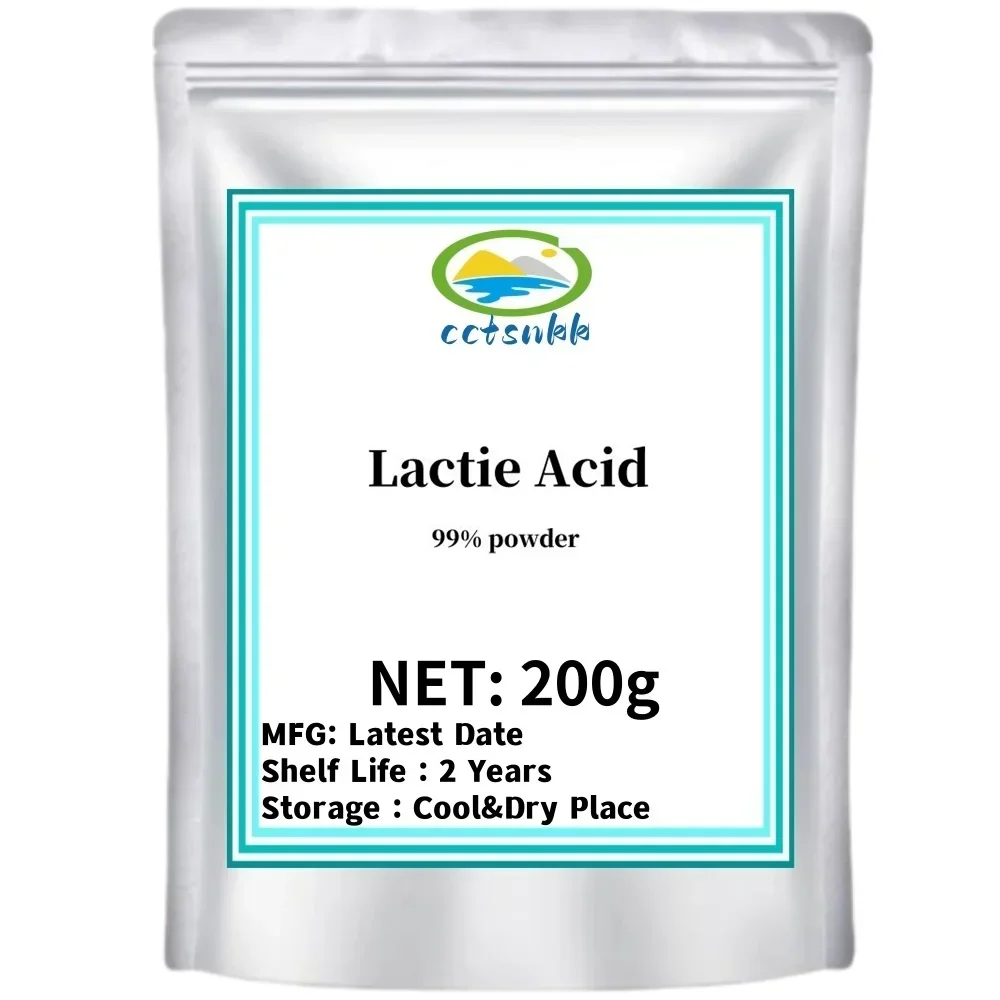 99% Lactic Acid Powder Cosmetics For Face Supplement Skin Whitening Moisturize And Resist Aging Exfoliate Skin Antioxidant