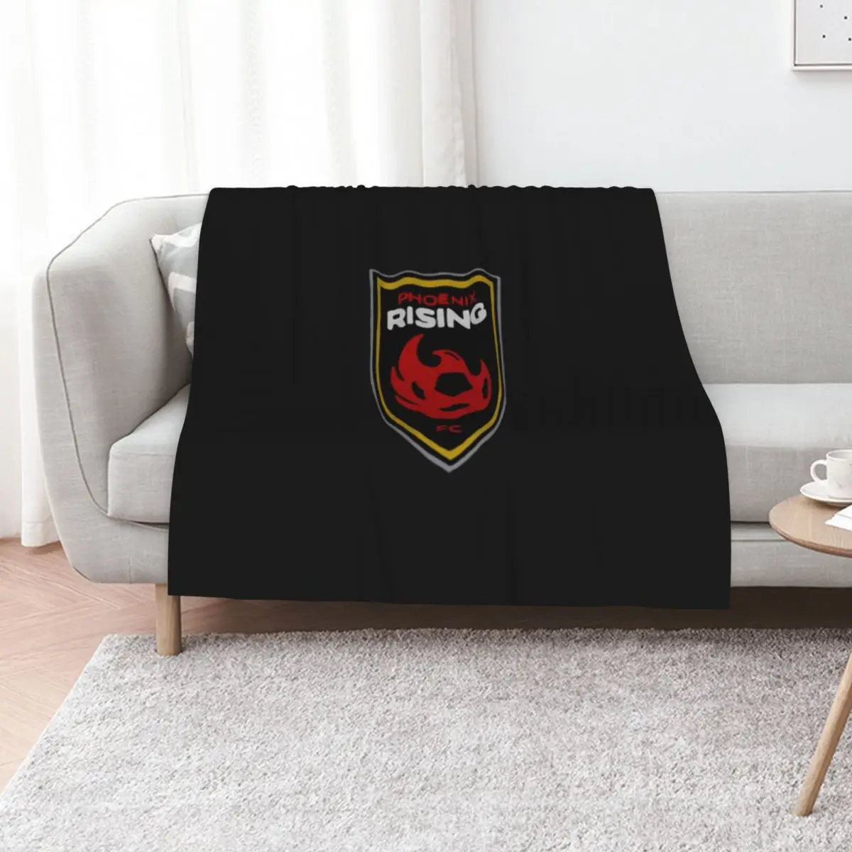 Phoenix rising logo Classic T-Shirt Throw Blanket Sofa Quilt Comforter blankets ands Winter beds Thermal Soft Beds Blankets