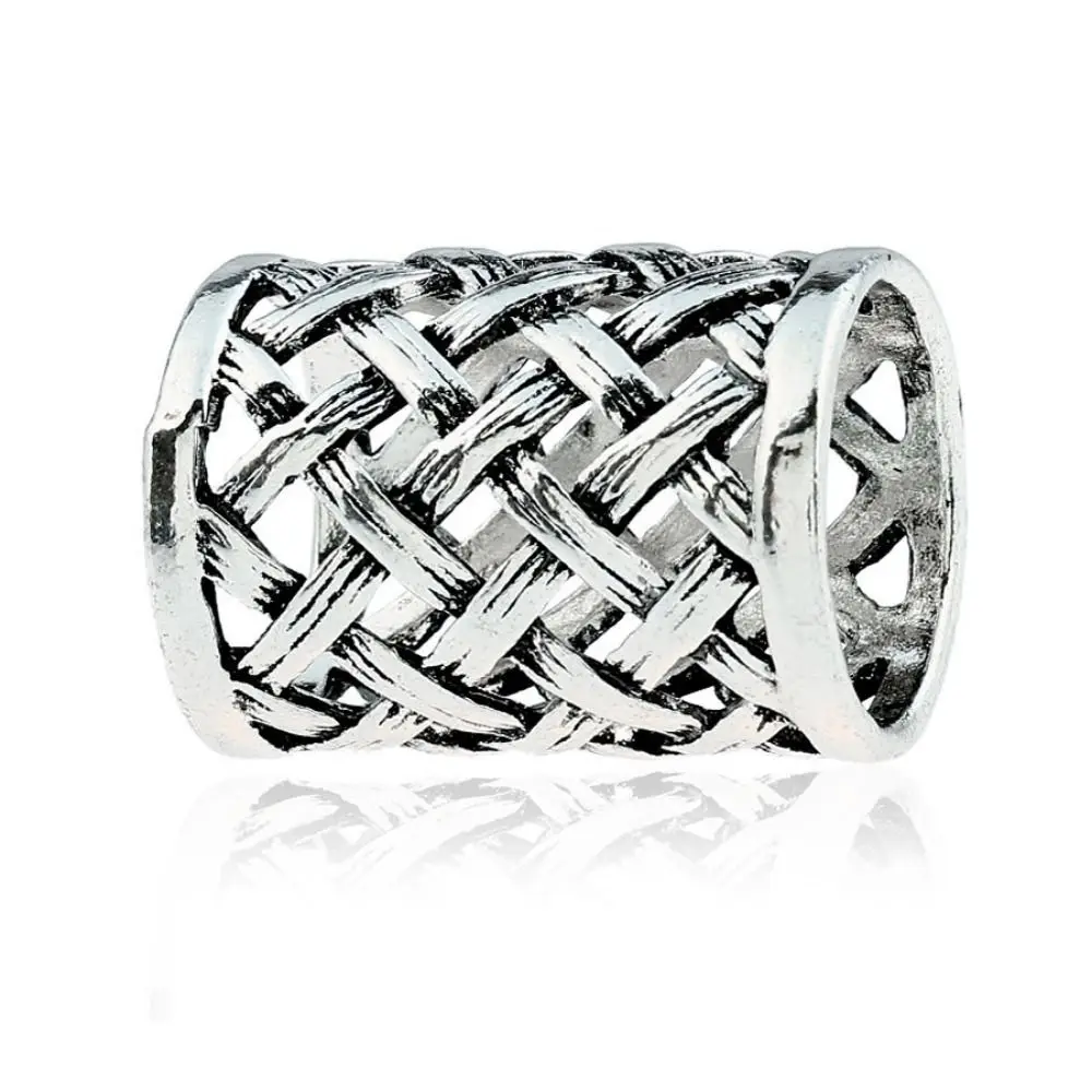 Alloy Scarf Buckle Ring Cylindrical Crossed Net Scarves Clips Brooch Antique Finish Scarf Accessories Scarf Accessories Use