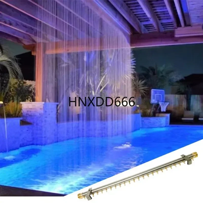 Colorful Artificial Waterfalls Outdoor Pools Gardens Lakes Stainless Fountain Water Curtain indoor outdoor landscape decoration