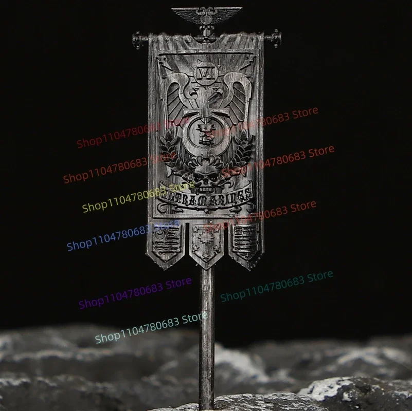 Building Block Army Flag Shield Bunker Accessories Mini Figure Assembly Model Decoration Anime Game Themed Decorative Toy Gift