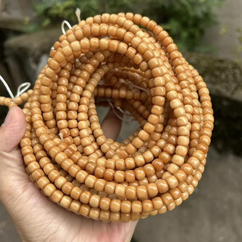 *6Mm Semi-Pearlized, Keyhole-, Dragon Ridge-, Old-Style , 108 Beads Men And Women