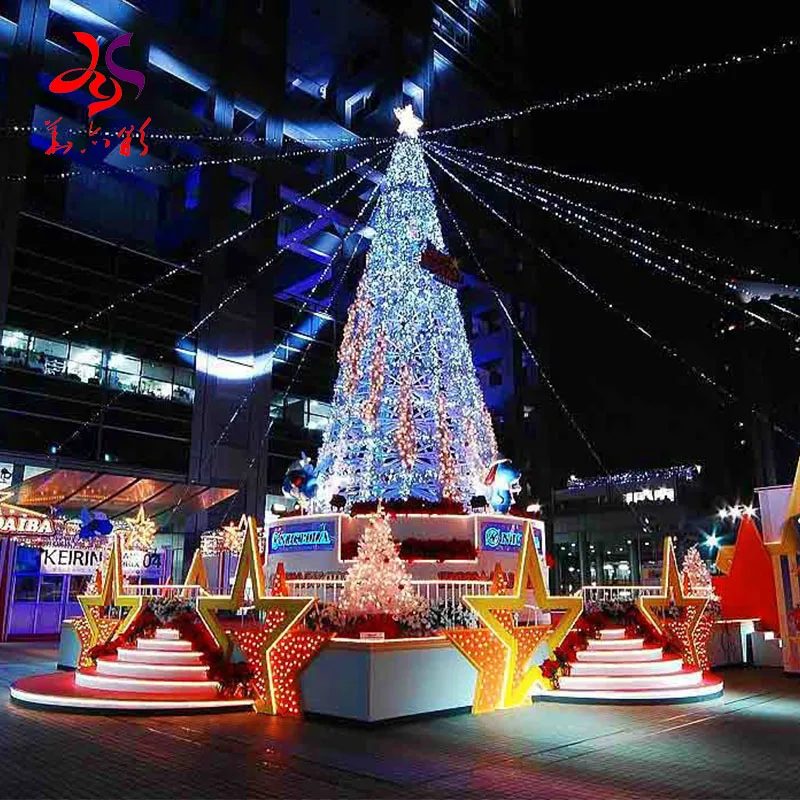 custom.The Source factory in Dongguan, Guangdong exports 3D programmed lights for tree decorations