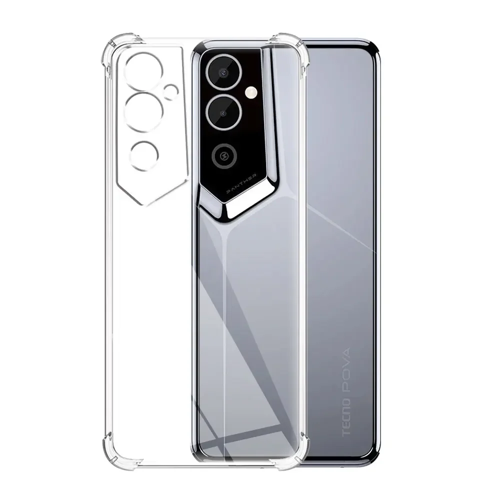For Tecno Pova Neo 2 Case Clear Shockproof Silicone Soft Phone Cover Cases For Tecno Pova Neo 2 Coque For Tecno Pova Neo 2 Funda