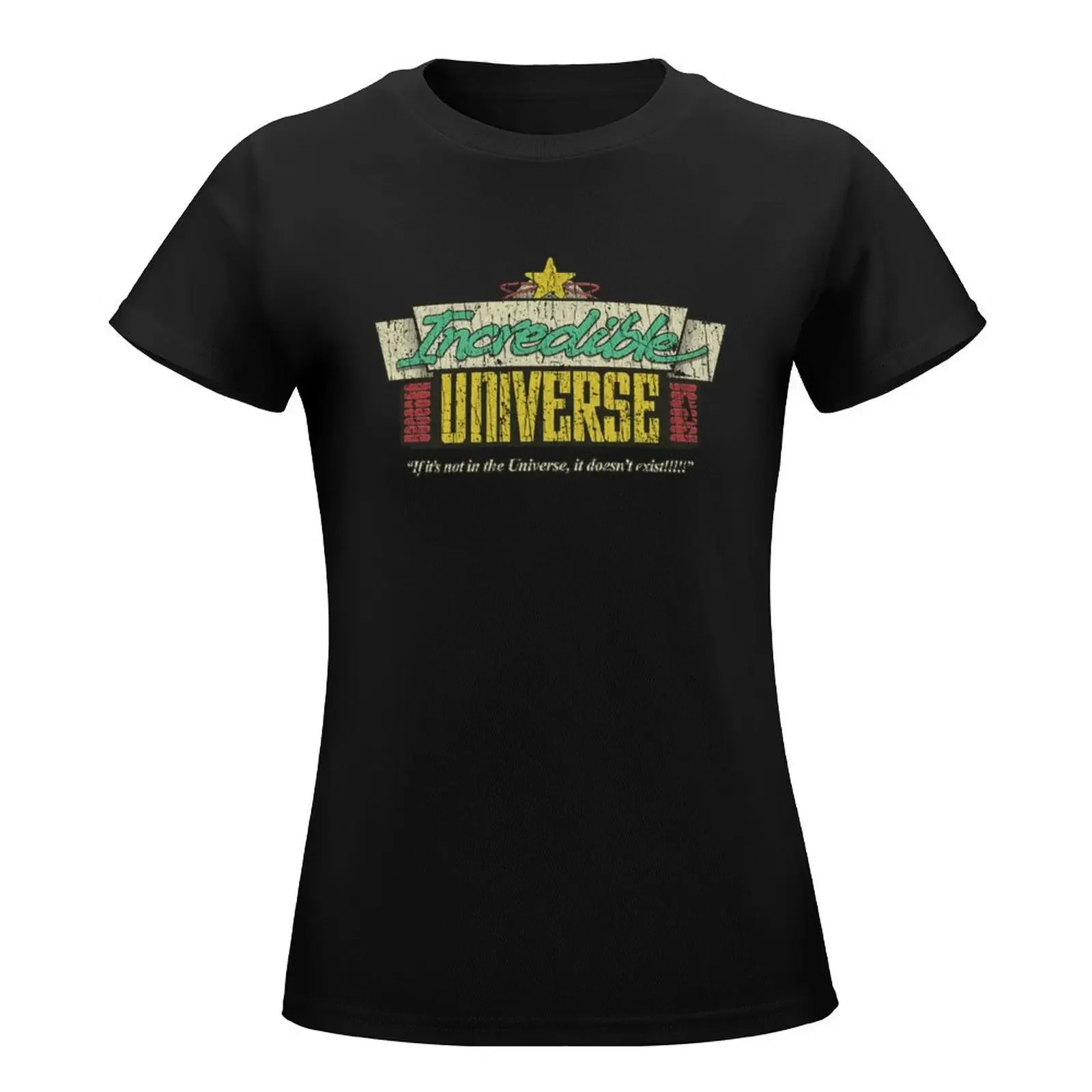 Incredible Universe 1992 T-Shirt shirts graphic tees female oversized Women clothing