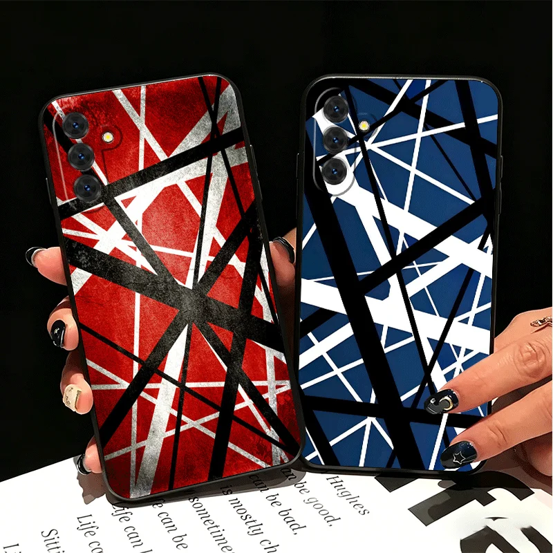 Eddie Van Halen Graphic Guitar Silicone Phone Case for Samsung A17 A16 A15 A14 A13 A57 A56 A55 A54 A53 A37 A36 A35 A34 A33 A27 A