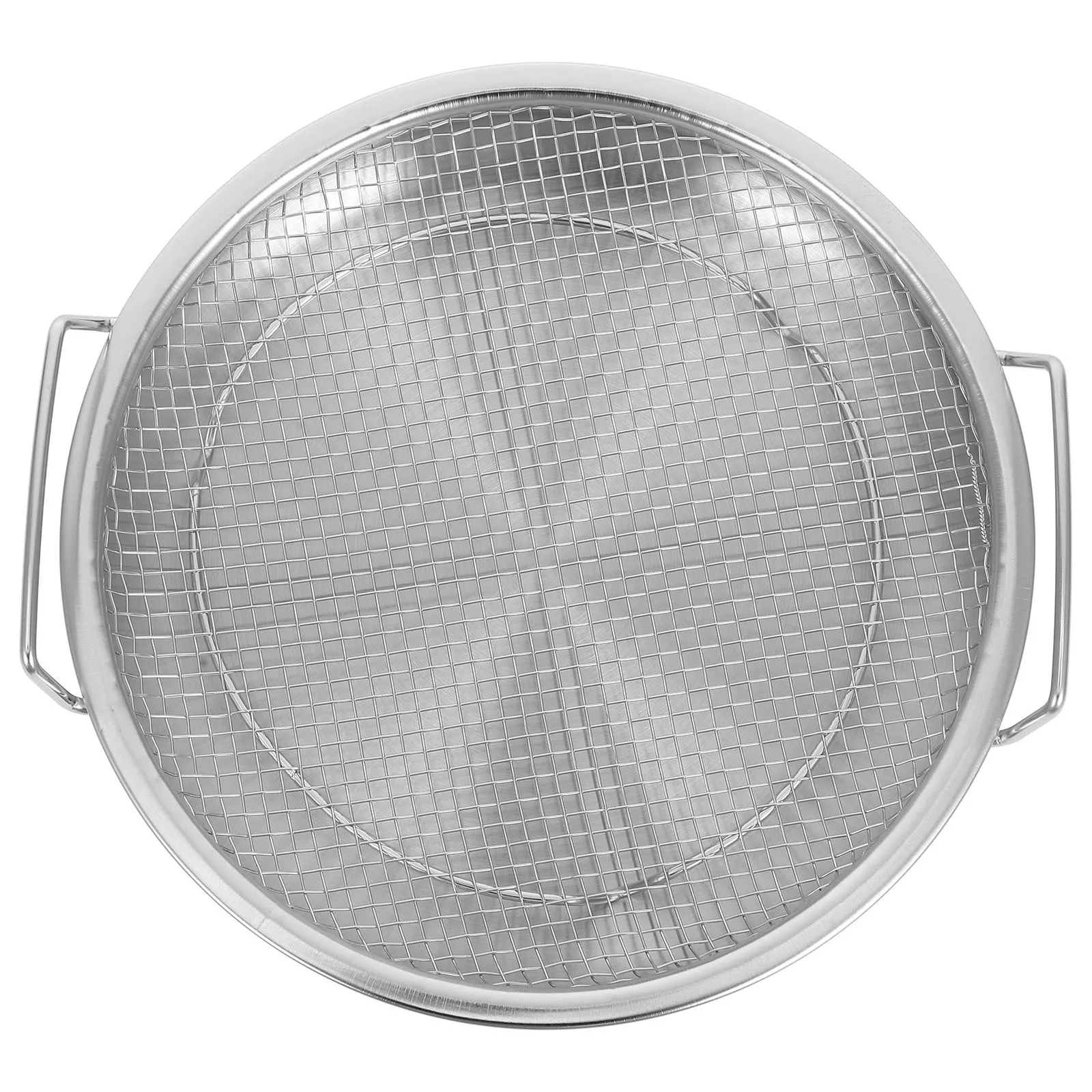 

1Set Stainless Steel Oil Filter Tray Frying Mesh Strainer Kitchen Drain Basket Deep Frying Draining Rack Bbq Oil Drain Rack