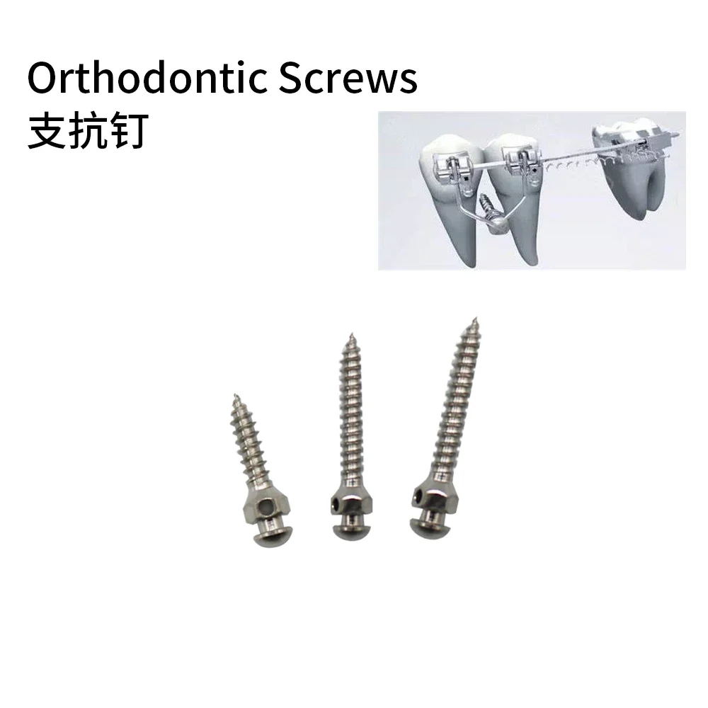 Dental Orthodontic Micro Implants Mini Screw Self-Taping Anchorage mix sizes