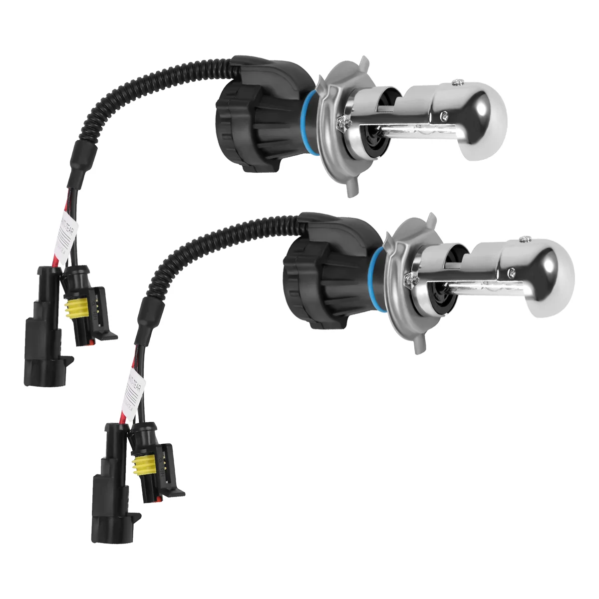 2X Bulb AUTO HID BI-Xenon Beam HI / LOW Bulb H4 (55W, 6000K)T98C