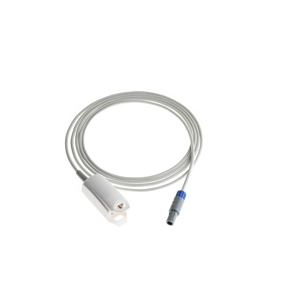 Reusable SPO2 Sensor Long Cable Adult Child Neonate Finger Clip For COMEN star8000digital,6pin