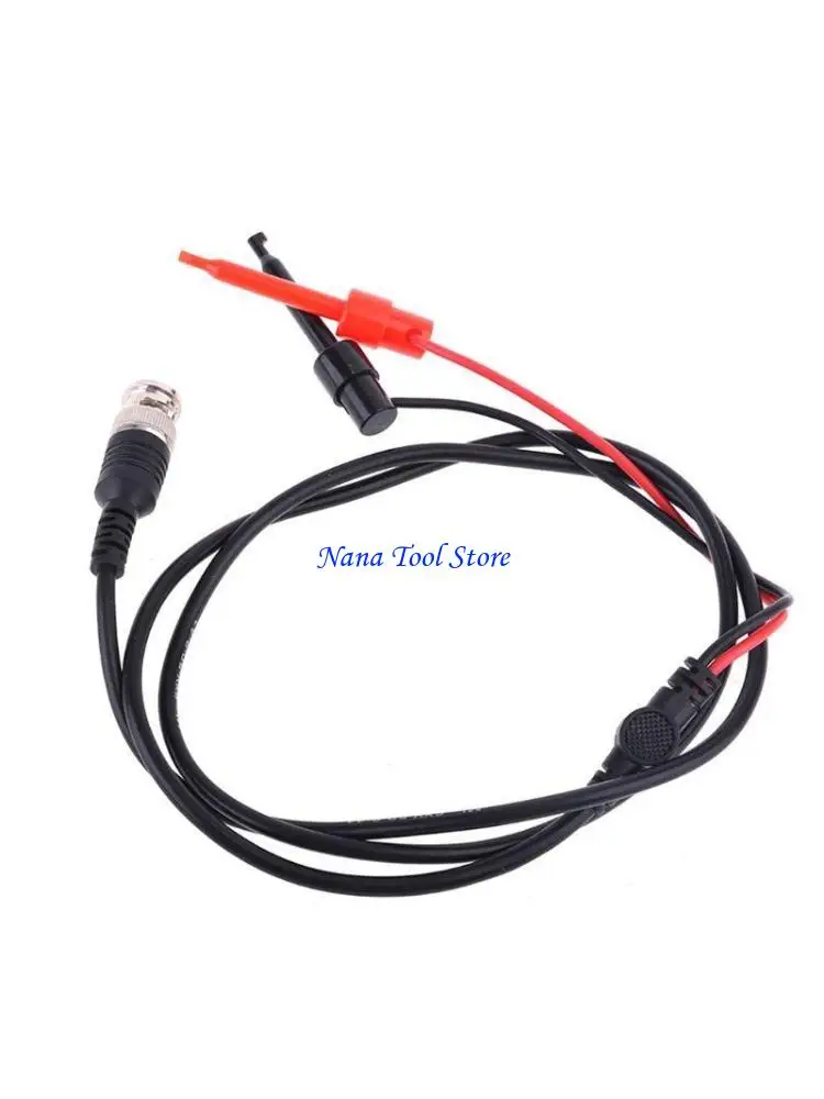31GJ Oscilloscope Probes Clip Test Cord  Grabbers Concentric Cable  Small  to Double 