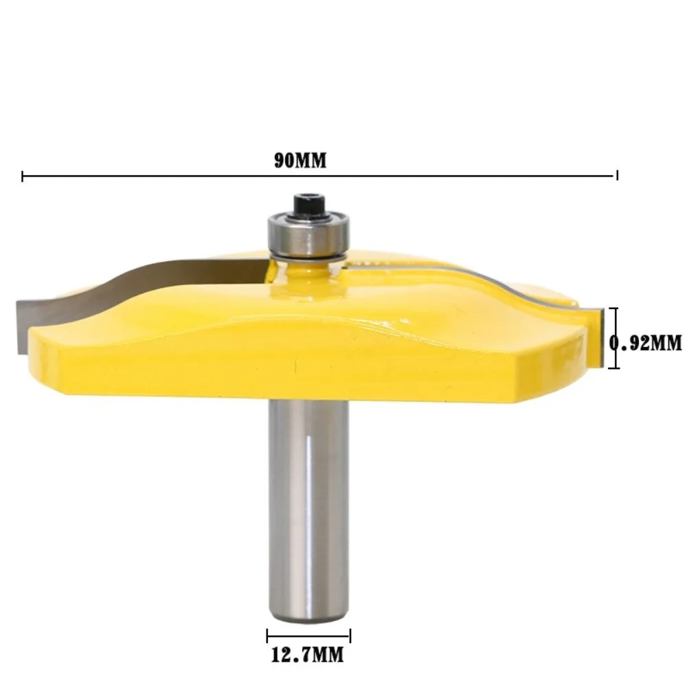3pcs 1/2 Inch Shank Router Bit Set Cemented Carbide Door and Window Bits Rail and Stile Router Bits Milling Cutter