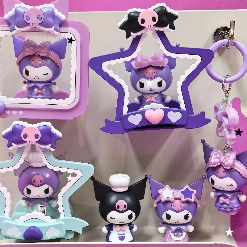 

Genuine Blokees Kuromi Daadoos V2 Transformable Kuromi​ Series Blind Box Mini Fiugres Model Toys Assembly Kawaii Desk Decor Gift