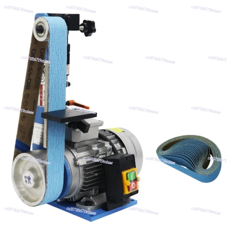 

Небольшой ленточный шлифовальный станок 915, настольный промышленный вертикальный станок для полировки и шлифования металла