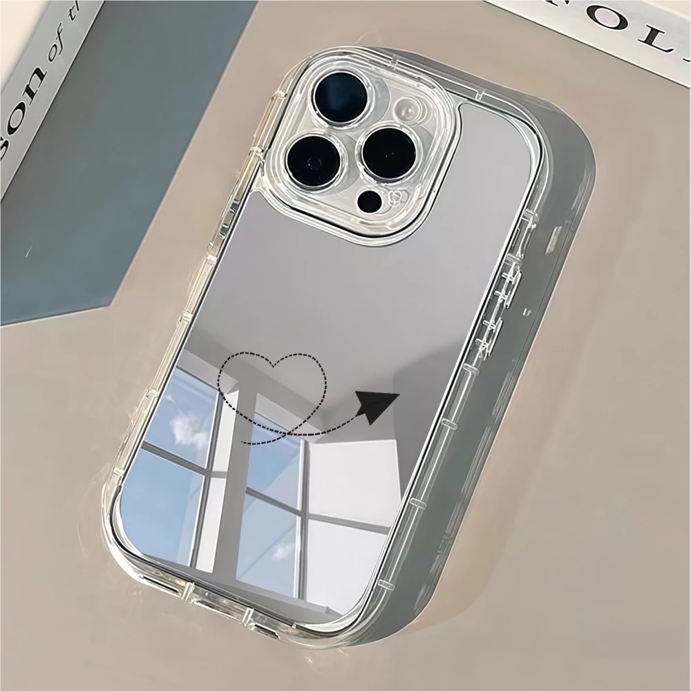 INS Aircraft Trajectory Phone Case For iPhone 17 16 15 14 13 12 11 Pro Max XS X XR 7 8 Plus Make Up Mirror Shockproof Soft Cover view 2