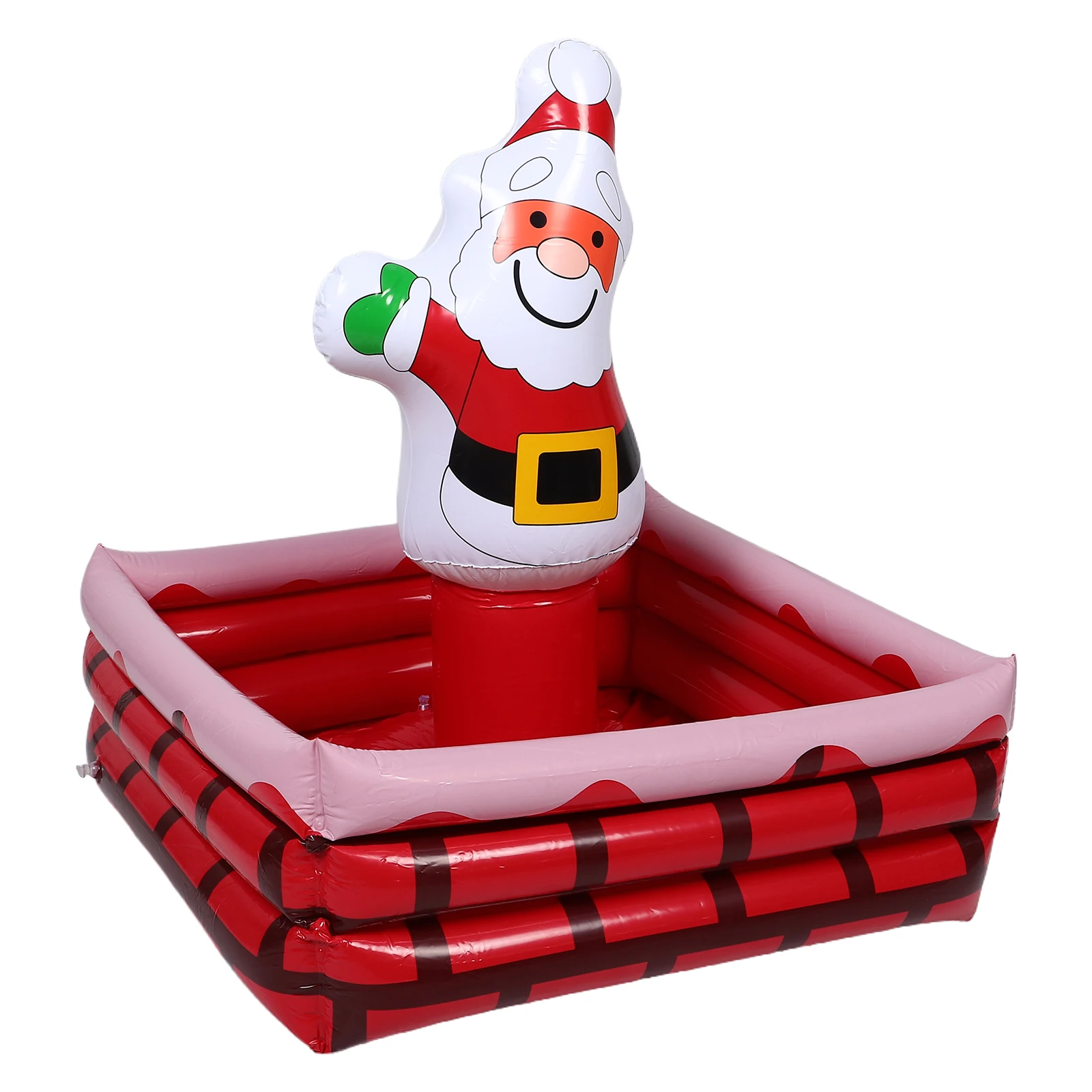 

Festive Inflatable Santa Ice Bucket Christmas Party Decoration Beverage Cooler Large Capacity Outdoor Pool Lawn Efficient