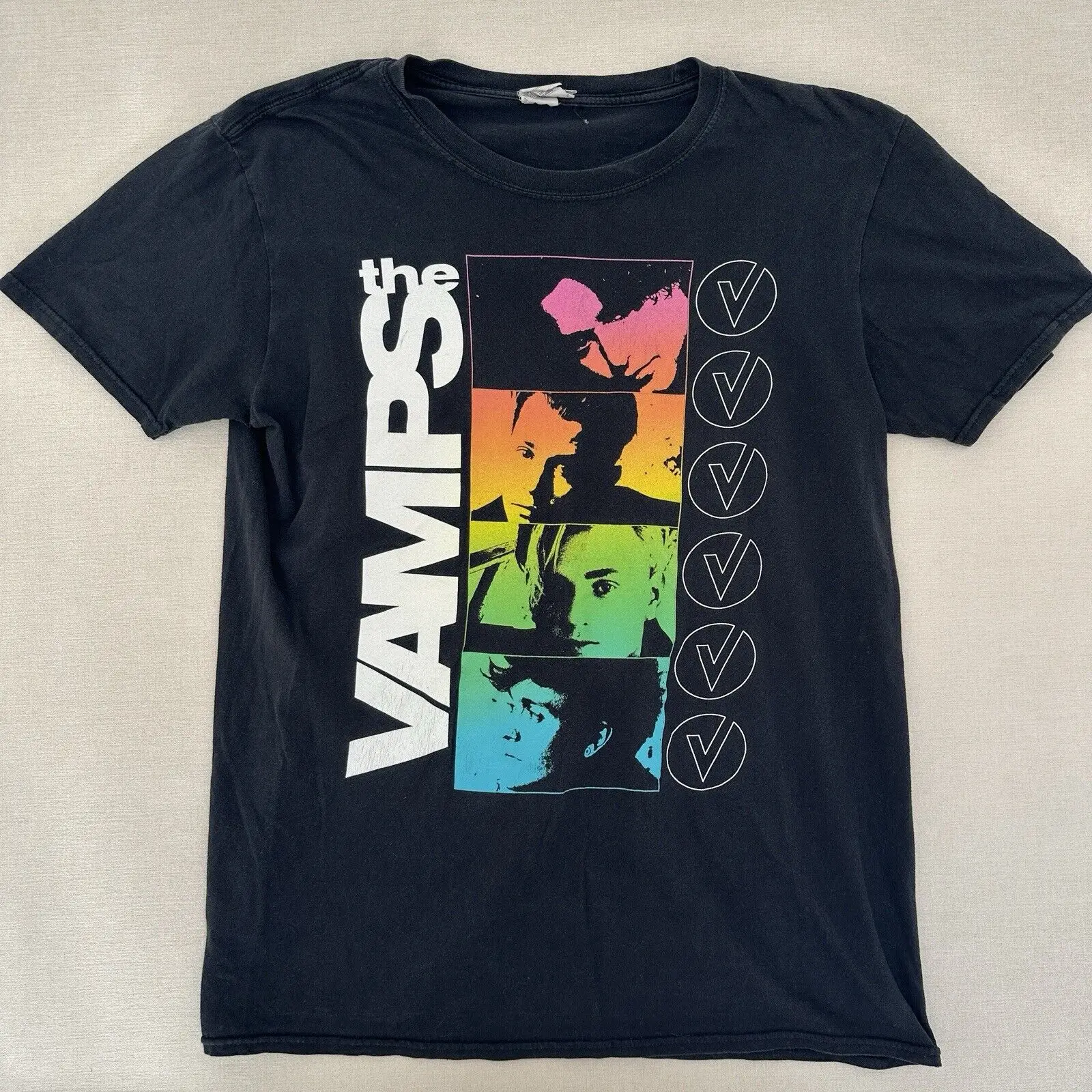 The Vamps Band T-Shirt Merch Tour Size Large Original Authentic