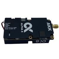 AKK ALPHA8 Wireless Video Transmitter 5.8Ghz 80CH Lightweight 48g for Racing Drones FPV Drone Accessories 500m Video Transmissio