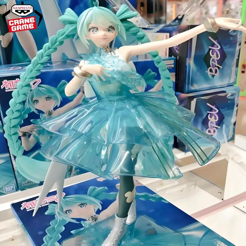 100 % Original Bandai Namco Banpresto Hatsune Miku Banpresto Evolve Clearluxe Emeraldgem Pvc Anime Figur Modell Sammler Spielzeug Geschenk
