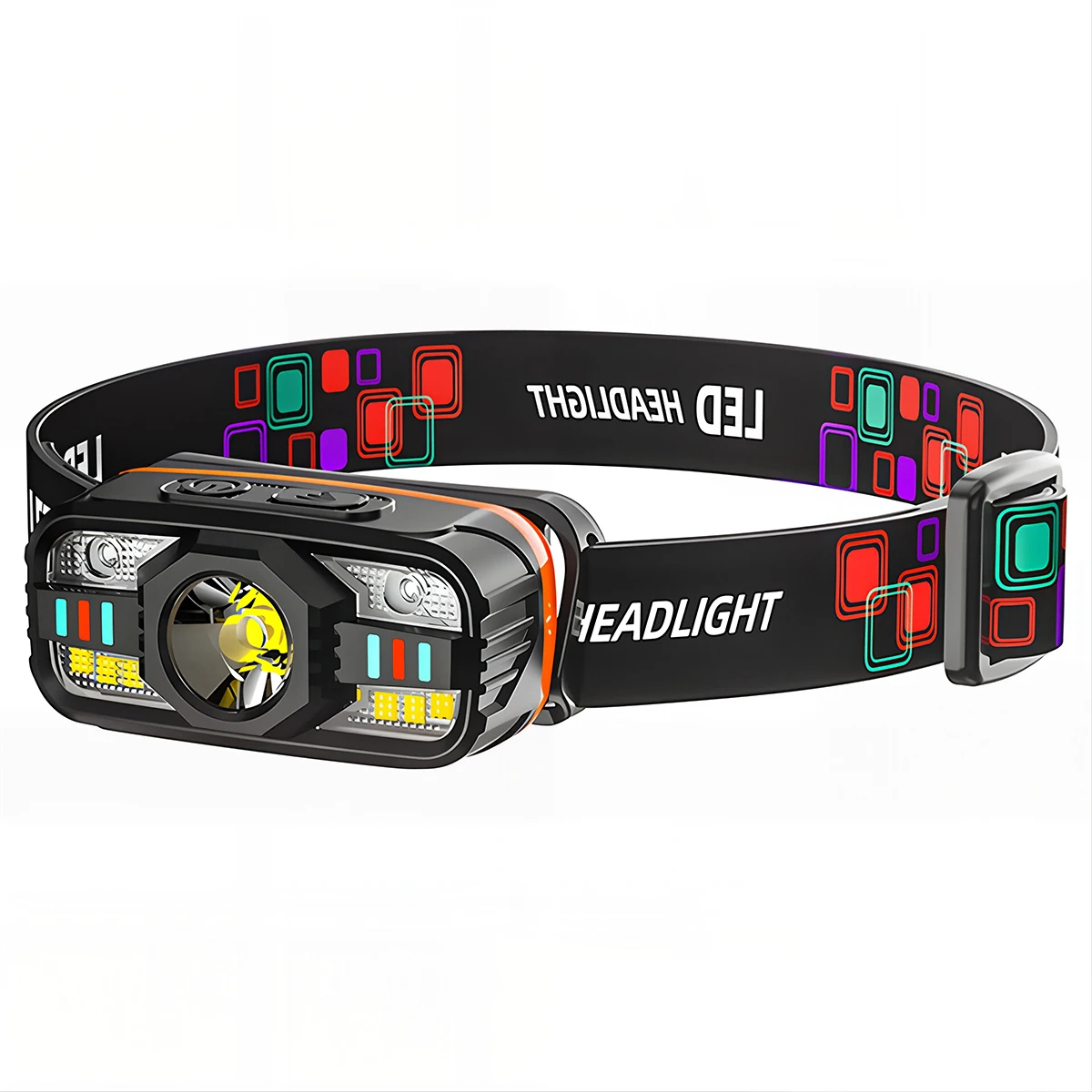 IR Motion Sensor HeadLamp Rechargeable Headlight Portable Induction LED Headlamp Waterproof Head Flashlight for Camping Fishing