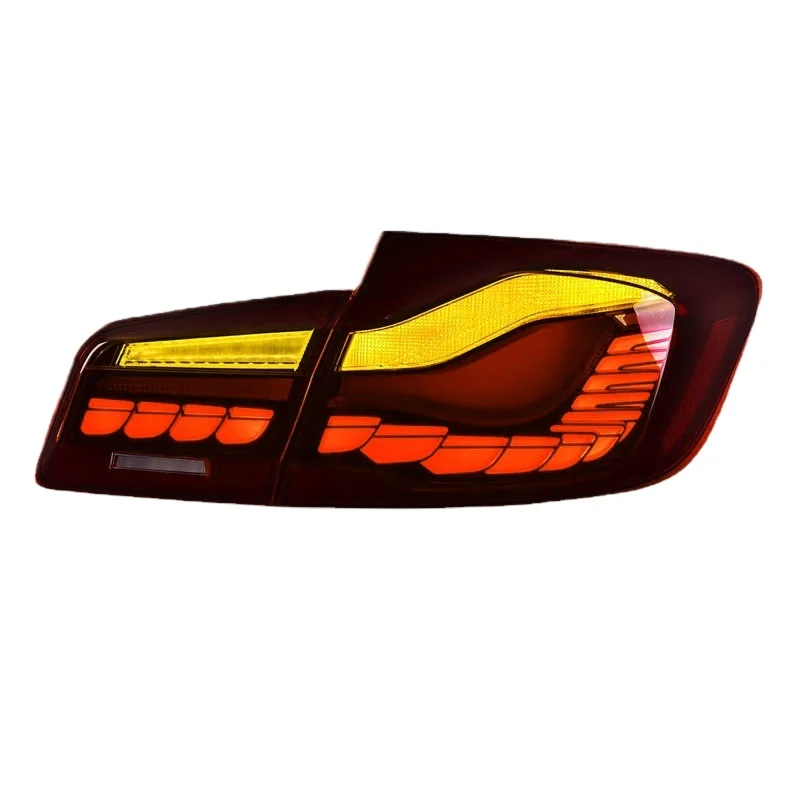 -For Upgraded Dragon Scale LED Tail Light Assembly for5 Series F10 F18 2011-2017 Sequential Turn Signal Dynamic Scanning DRL^