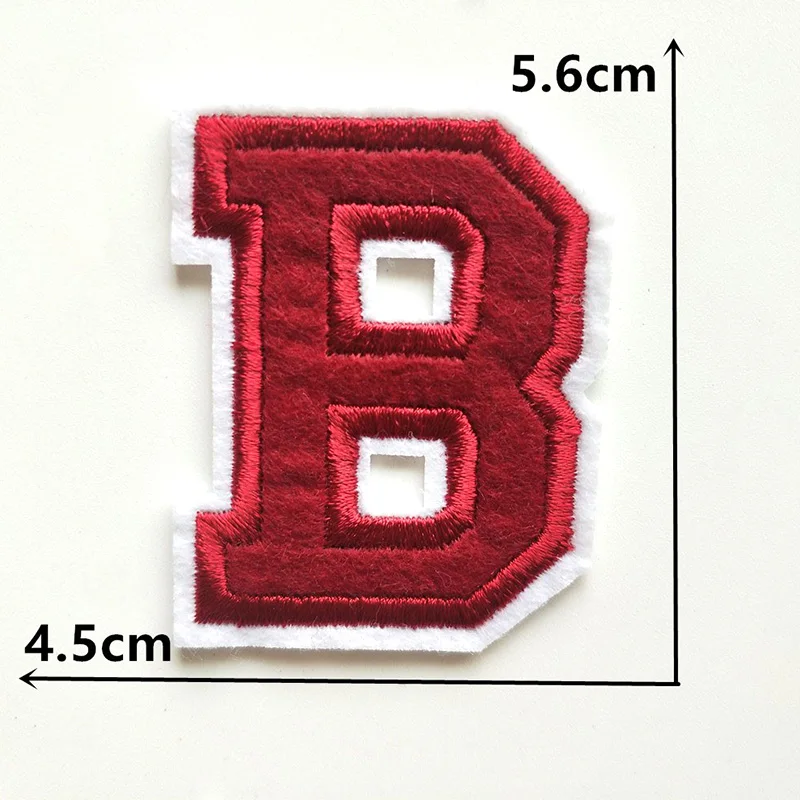 Embroidered Letters Patch Applique DIY Decor Sewing Supplies