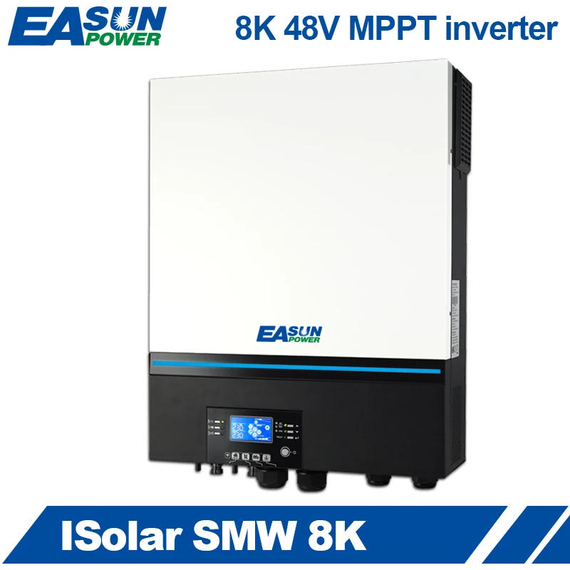 SMW 8k 220V 230V 48V MPPT Battery Charger 120A Pure Sine Wave built in wifi Off Grid 8KW Inverter Solar Axpert MAX