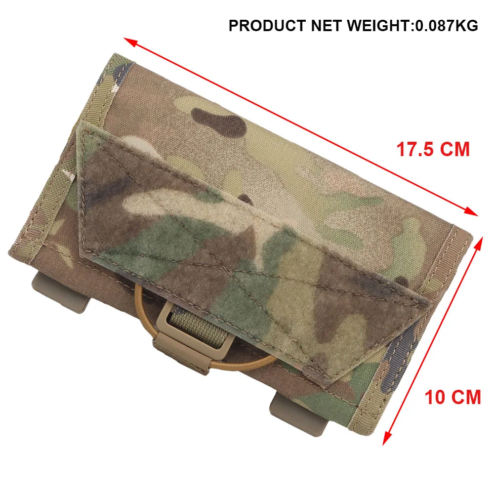 Custodia tattica per cellulare MOLLE pacchetto funzione di navigazione per cellulare per gilet softair Chest Gear Rack universale per cellulare