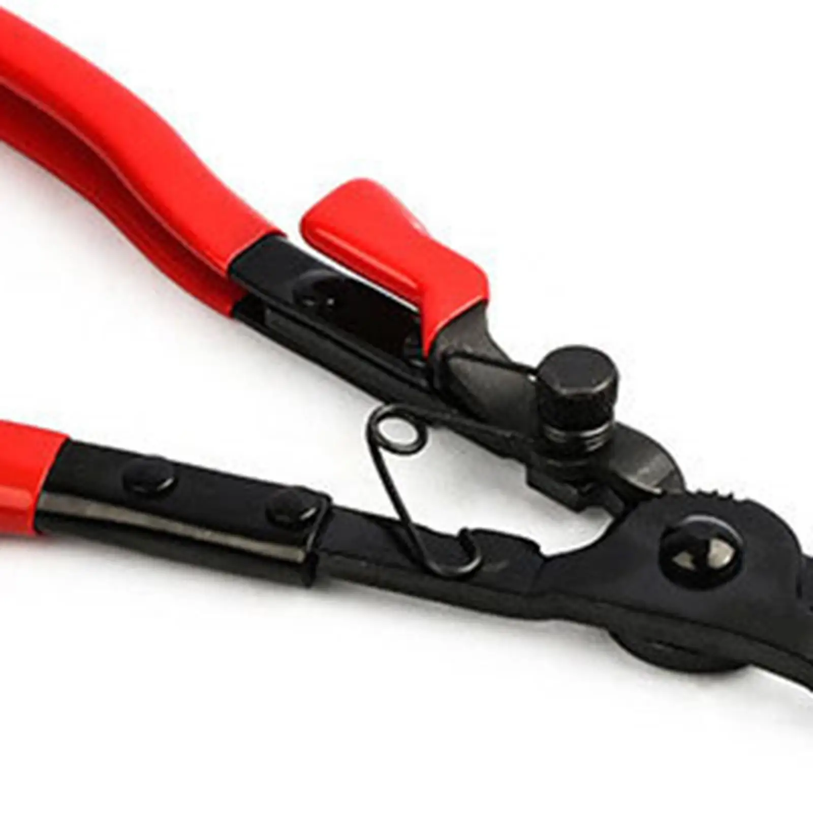 Heavy Duty Muffler Hanger Removal Pliers Red Steel Exhaust Grommet Puller Tool for Car Repair and Bracket Clamp