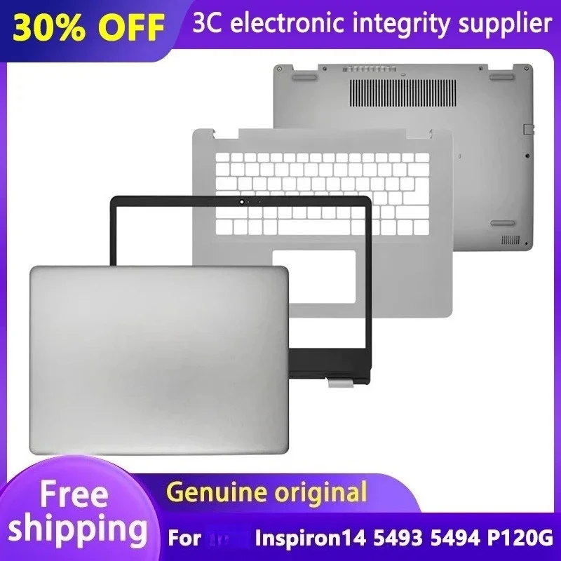

NEW Laptop Shell For Inspiron14 5493 5494 P120G LCD Back Cover Palmrest Upper Cover Bottom Case Housing Cover 0638V6 0MKHFD