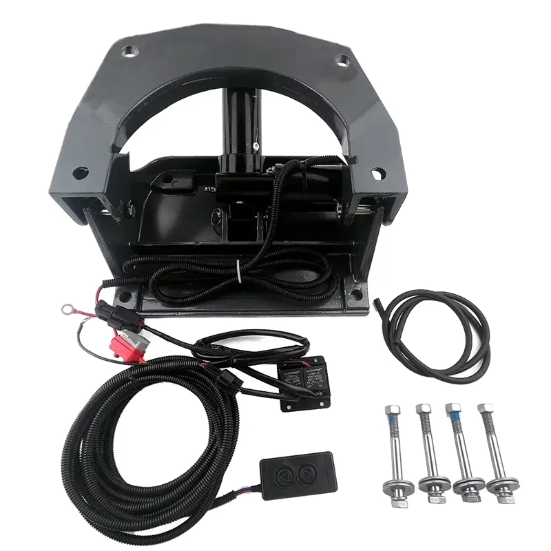 New Alloy Electric Actuator Hydraulic Outboard Engine Power Tilt & Trim Jack Plate Set For 40HP 55HP 60HP Motor