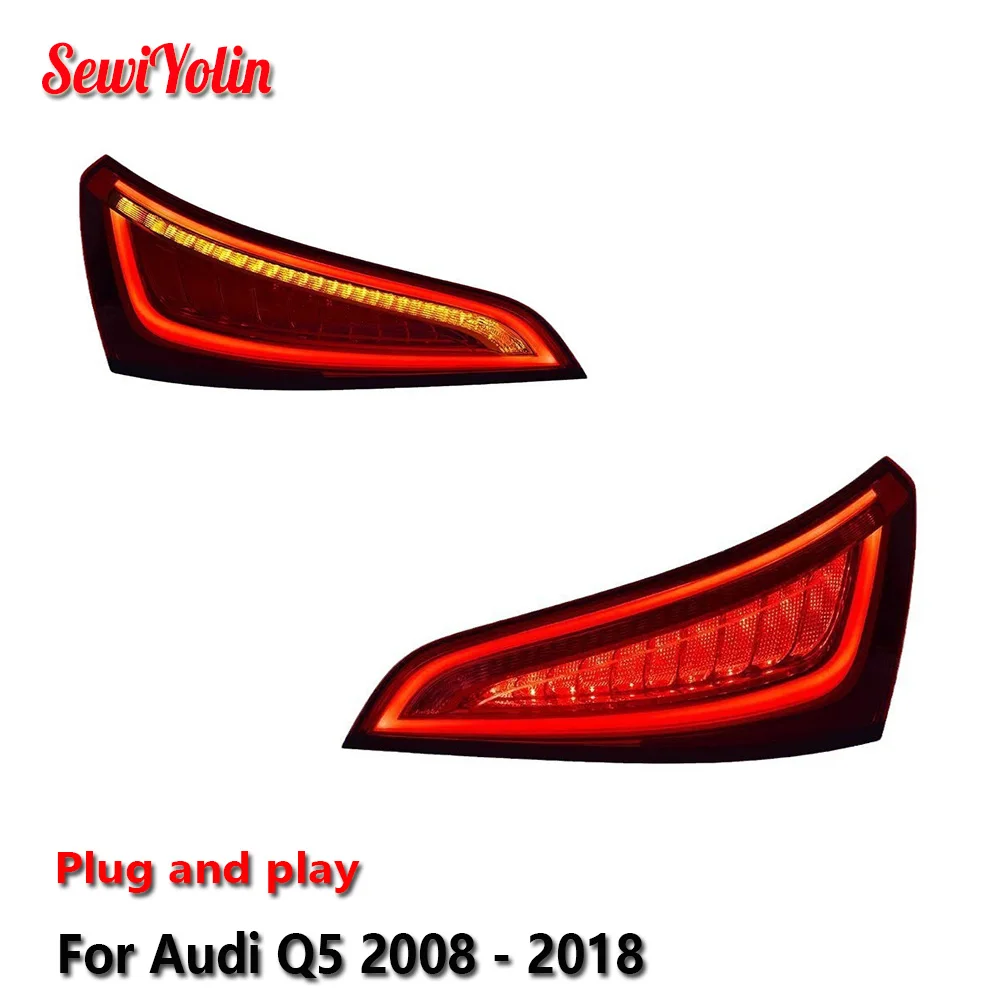 

Car Accessories LED Trailer Lights Tail Lamp For Audi Q5 2008 - 2018 Facelift Rear DRL Signal Automotive Plug And Play