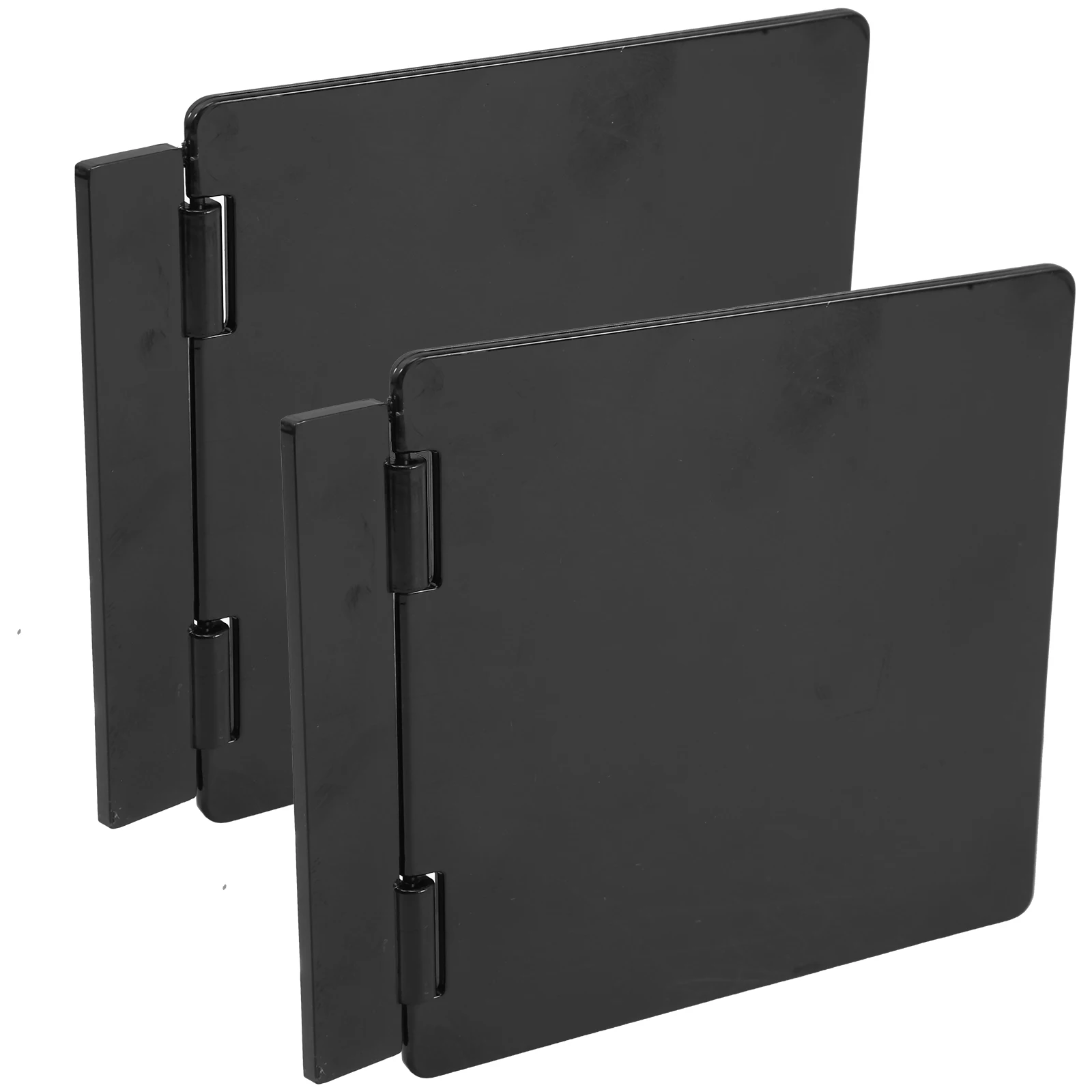 

2pcs Central Air Conditioning Protective Cover Ultrathin Waterproof Light Switch Safety Cap Black Panel Outlet Covers