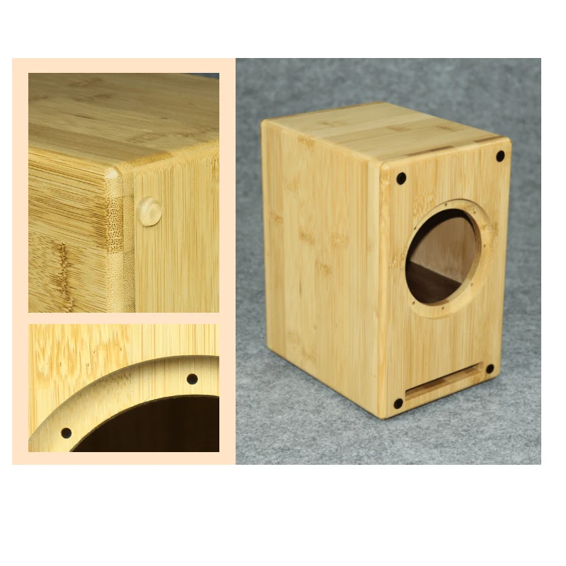 3 Inch Speaker Empty Box Speaker Solid Wood Box DIY Audio Shell Bookshelf Speaker Labyrinth Audio Box Shell Diy Wood