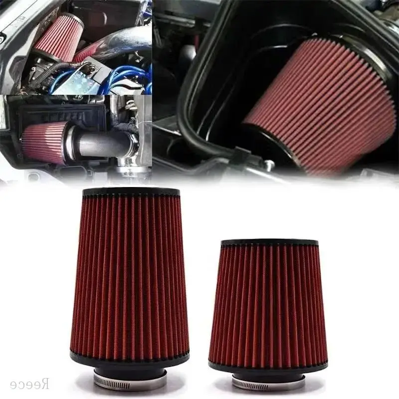 Car Mushroom Head Universal High Flow Intake Air Filter 102mm 89mm 76mm 3 3.5 4 Inch Cone Tapered Air filters for K＆N 14084-2