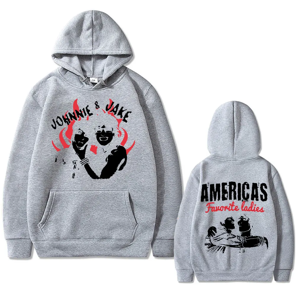 America\'s Favorite Ladies Jake Webber and Johnnie Guilbert Graphic Hoodie Men Fashion Casual Sweatshirt Male Oversized Hoodies