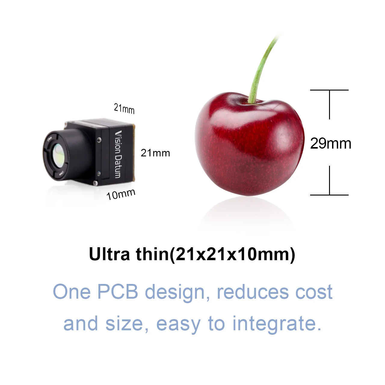 Flexible Uncooled Thermal Security Camera Module With LWIR 1280x1024 12μm 30Hz 1.2MP