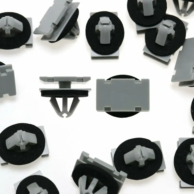 50pcs For Chevrolet Rocker Panel Moulding Clip Exterior Trim Fasteners For Chevrolet Traverse For Chrysler 200 For Auveco