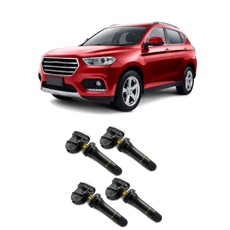 Sensore di monitoraggio della pressione dei pneumatici TPMS da 4 pezzi per Haval HL H2 H5 H6 H7 per Great Wall C30 muslimate