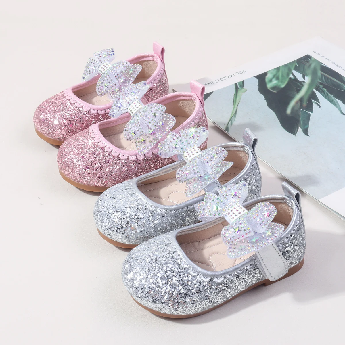 2025 New Summer Autumn Baby Girls First Walking Toddler Shoes Fashion Sequins Baby Girl Sandals For 0-3Y Kids Princess Shoes
