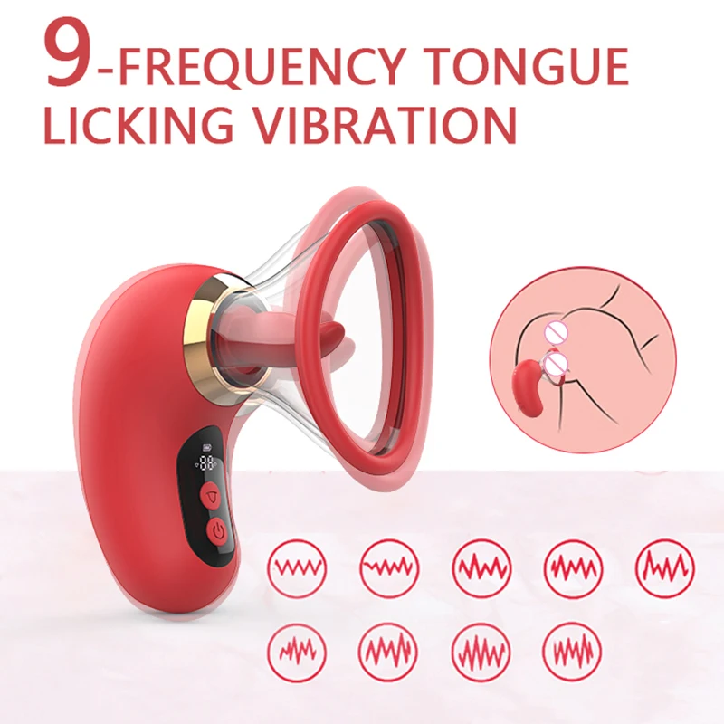 5IN1 Tongue Licking Vibrator with Sucking Vibrating APP Control Clitoris Sucker Nipple Massager Adult Sex Toys for Women Couple