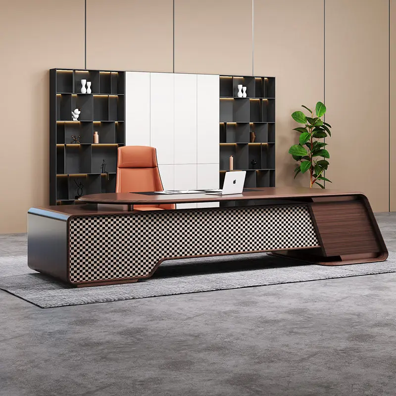 Large Design Office Desk Multifunctional Storage Organizers Modern Office Desk Computer Drawer Mesas Escritorio Trendy Furniture