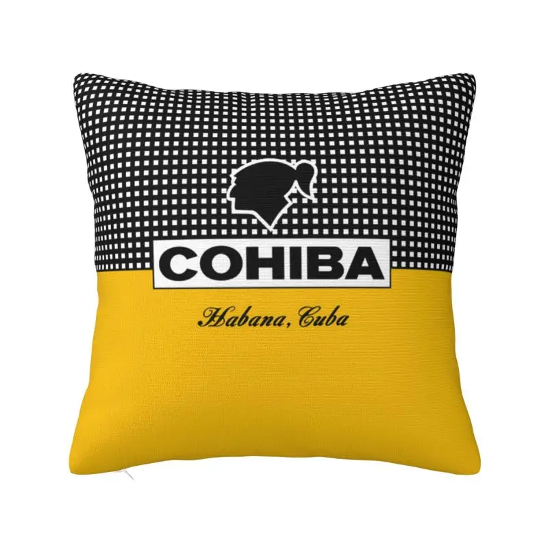 

Custom Cuban Cohibas Pillow Case 40x40cm Modern Cushion Cover Square Pillowcase