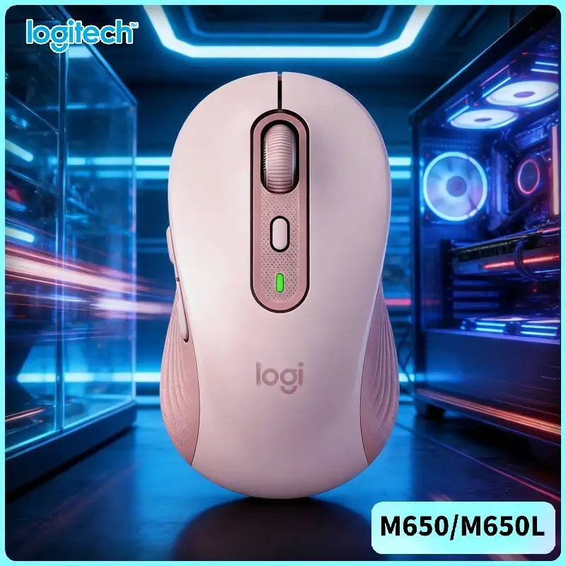 Logitech M650 Wireless Mouse - Recycled Plastic Build, Advanced Optical Sensor, Ergonomic Contour, 20-Month Bluetooth Battery