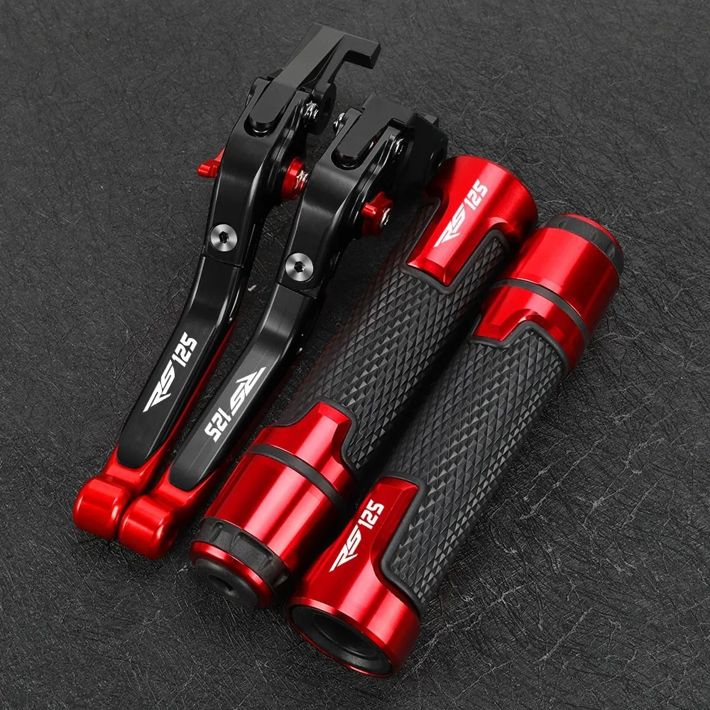 For APRILIA RS125 RS 125 2006 2007 2008 2009 2010 Motorcycle CNC Brake Clutch Levers Handlebar Grip Handles bar Hand Grip Ends