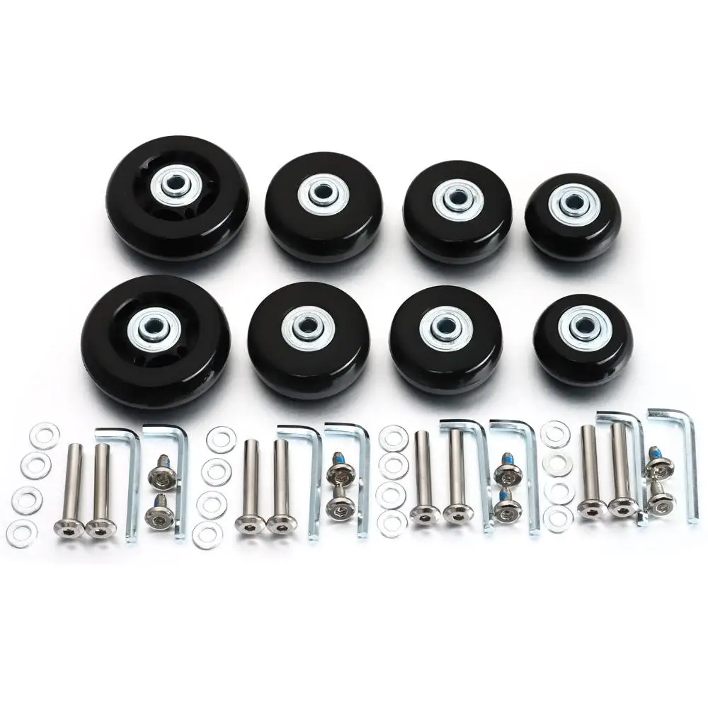 57-59MM Resistant Flexible Silent Replacement Suitcase Parts Axles Casters  Repair Travel Luggage  Wheels Axles Repair Kit