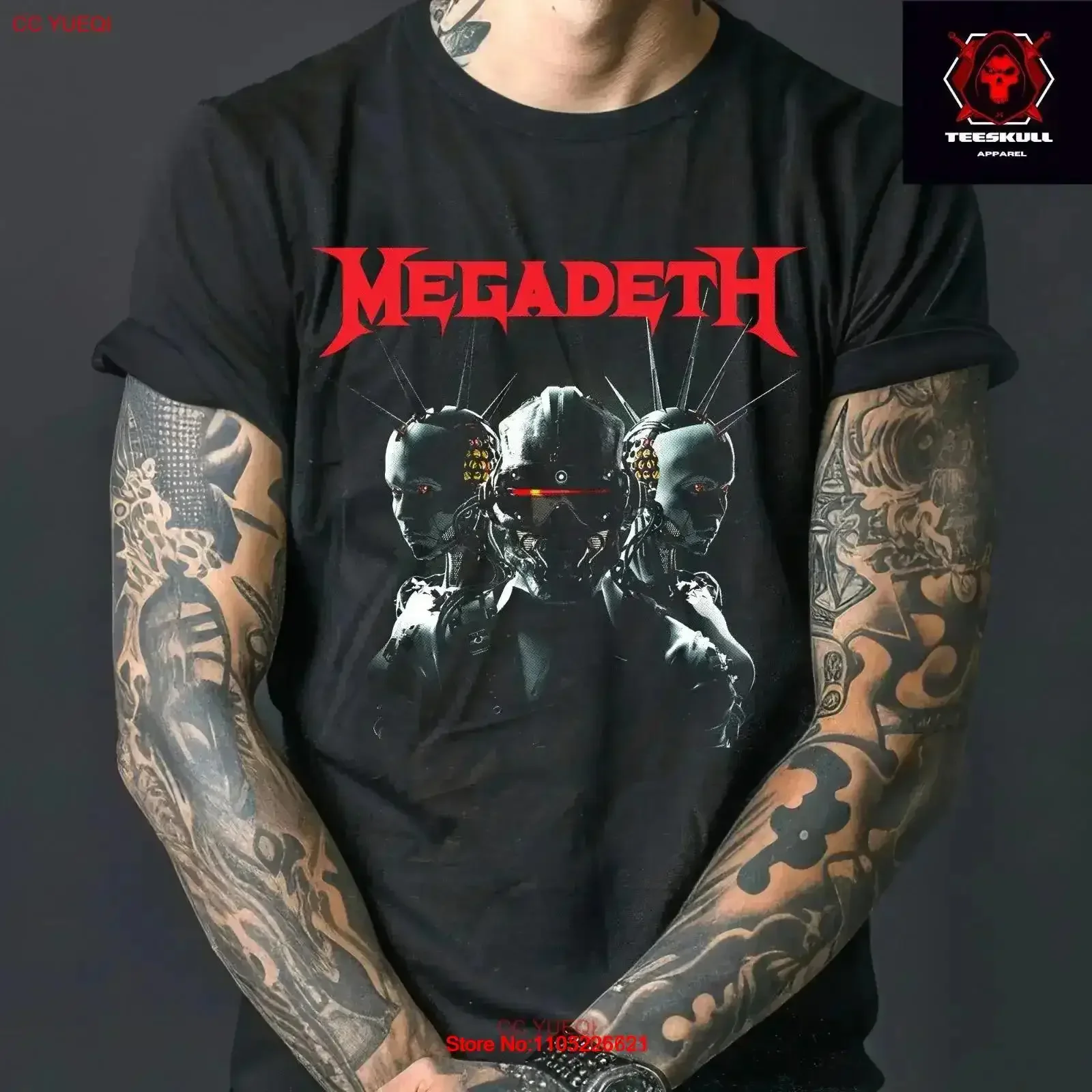 

Megadeath Heavy Metal Rock Band T Shirt Cotton S 3XL vintage Washed homme Slightly Breathable Casual Soft fashion vintage