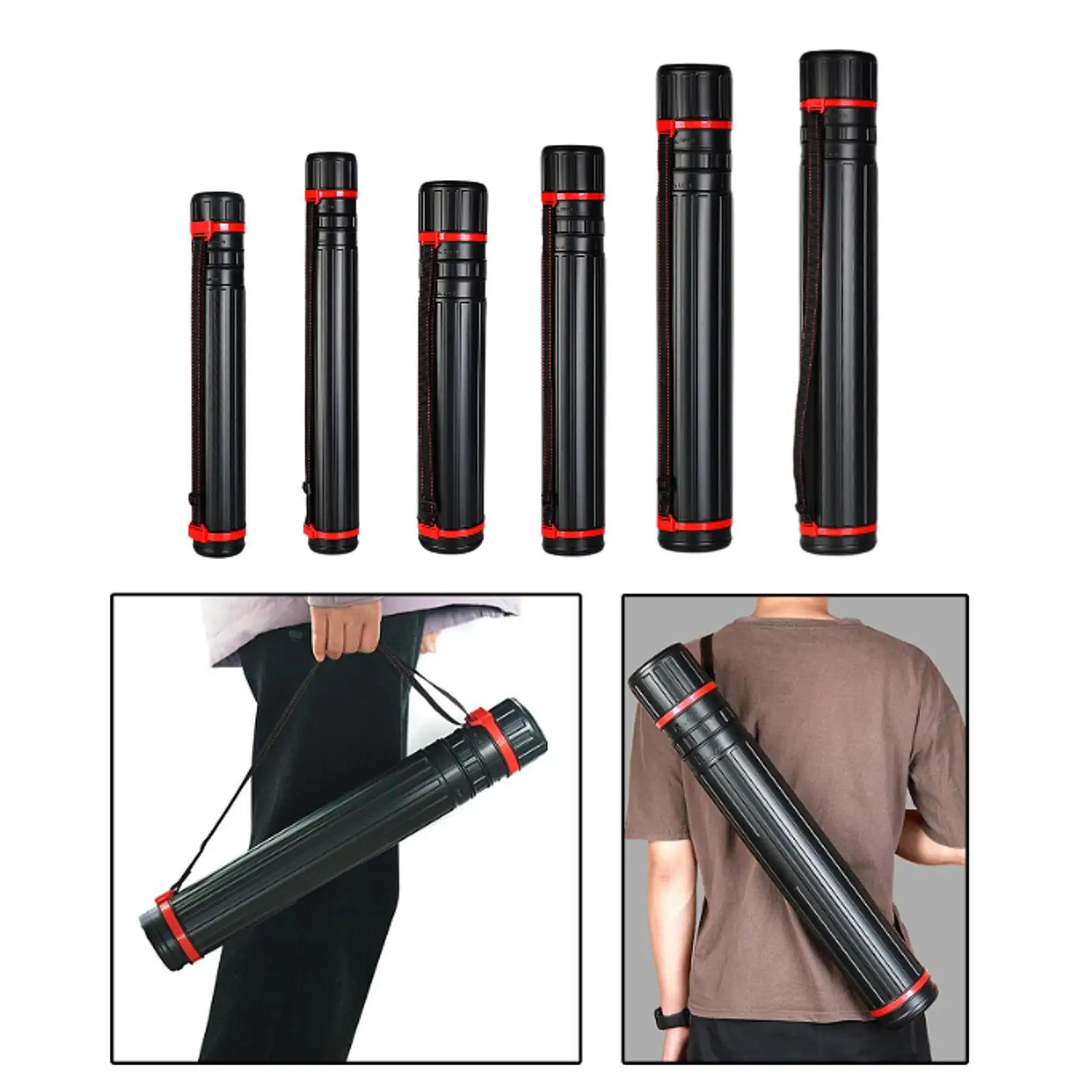 Extendable Poster Tube, Telescopic Storage Tube for Painting, Paper, Art, Storage Tube for Documents